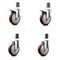 Service Caster Regency Work Table Caster Replacement Set REG-EXTTL20S514-PPUB-MRN-112-2-S-2 - alternate 1